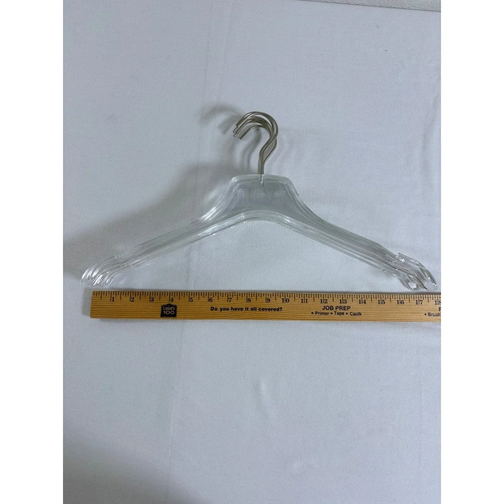Kenzo x H&M Hangers Clear Good 6pc Acrylic Metal Hook Embossed Logo